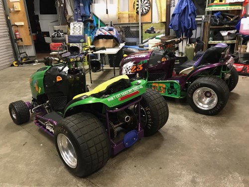 Building a racing online lawn mower